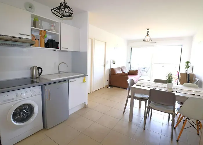 Superbe P2 Neuf, Parking Securise, Terrasse, Au Calme - 4 Pers, Animaux Admis - Fr-1-307-190 Lejlighed Le Grau-du-Roi